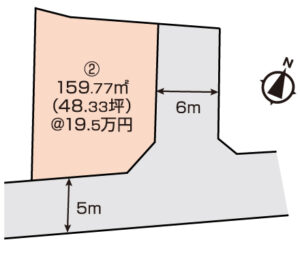 大建地所　児島小川837万円-943万円区画図